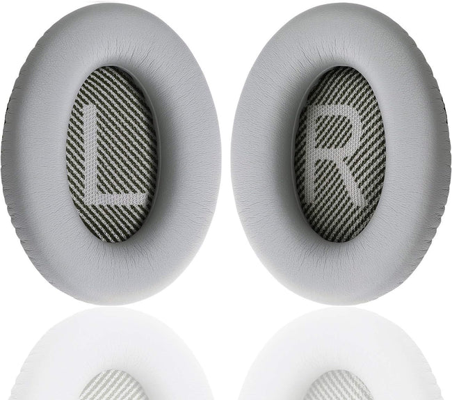 BETUNE® - Gąbki do Słuchawek - Bose QC15 QC25 QC35 AE 2i 2W - Szare
