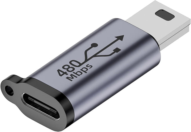 Adapter Phoneo® Kabla USB-C do Mini USB - 480Mbps 18W V5