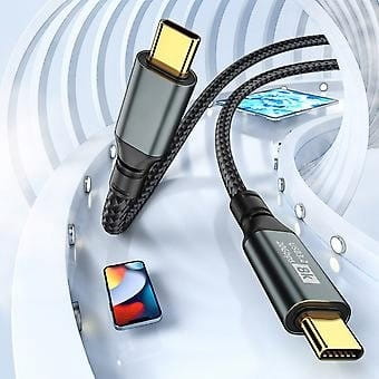 Wzmacniany Kabel Phoneo USB-C do USB-C - 20GBPS 100W 8K 5A - 3m