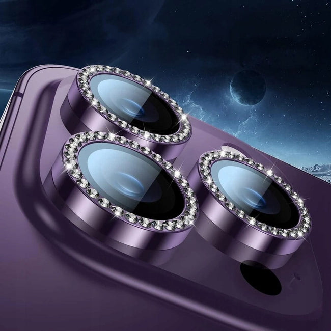 Zestaw 3 Szkieł Hartowanych na Obiektywy Aparatu - iPhone 11 Pro Max - Tęczowe