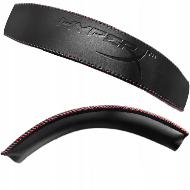 BETUNE® - Gąbki na Pałąk do Słuchawek - HyperX Cloud, FlightS Alpha, X, Silver, Pro - Czerwony