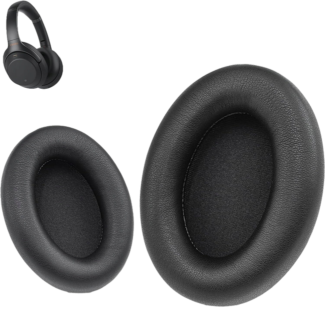 BETUNE® - Gąbki do Słuchawek - Sony WH-1000XM3 - Czarne