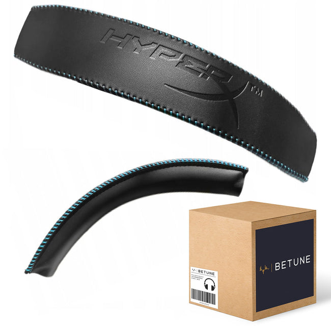 BETUNE® - Gąbki na Pałąk do Słuchawek - HyperX Cloud, FlightS Alpha, X, Silver, Pro - Niebieski