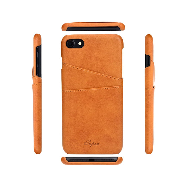 Skórzane Etui Juteni Leather Case - iPhone 7 / 8 - Jasny Brąz