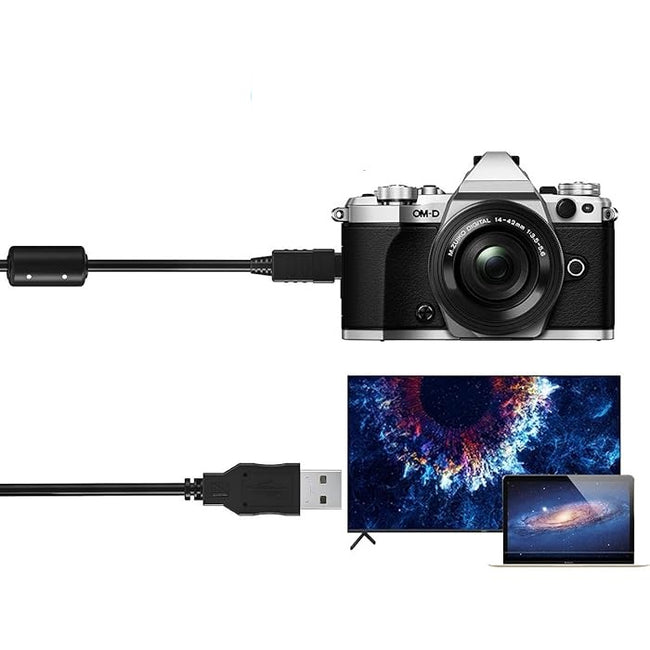 Kabel Przewód Ładowarka USB do Aparatu Olympus CB-USB5, CB-USB6