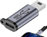 Adapter Phoneo® Kabla USB-C do Mini USB - 480Mbps 18W V5