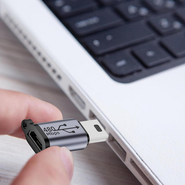 Adapter Phoneo® Micro USB do Mini USB - 480Mbps 18W V4