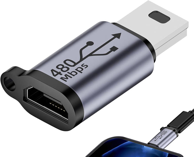 Adapter Phoneo® Micro USB do Mini USB - 480Mbps 18W V4