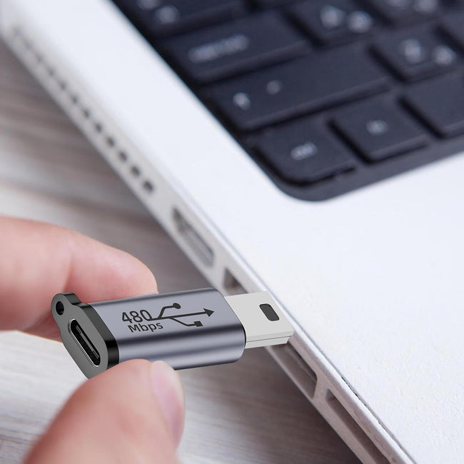 Adapter Phoneo® Kabla USB-C do Mini USB - 480Mbps 18W V5