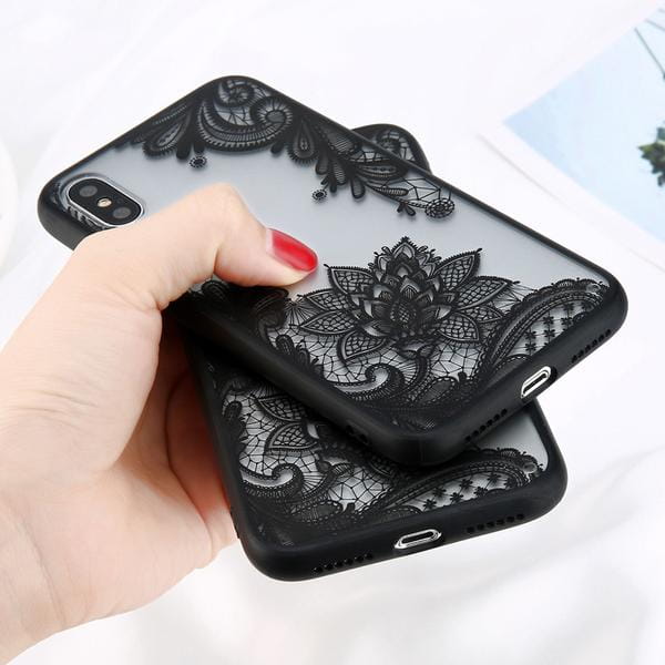 Etui Lace Case - iPhone XR - Koronkowe