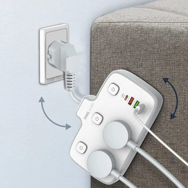 LDNIO® - Listwa Zasilająca Ładowarka 20w Usb-C Rozdzielacz