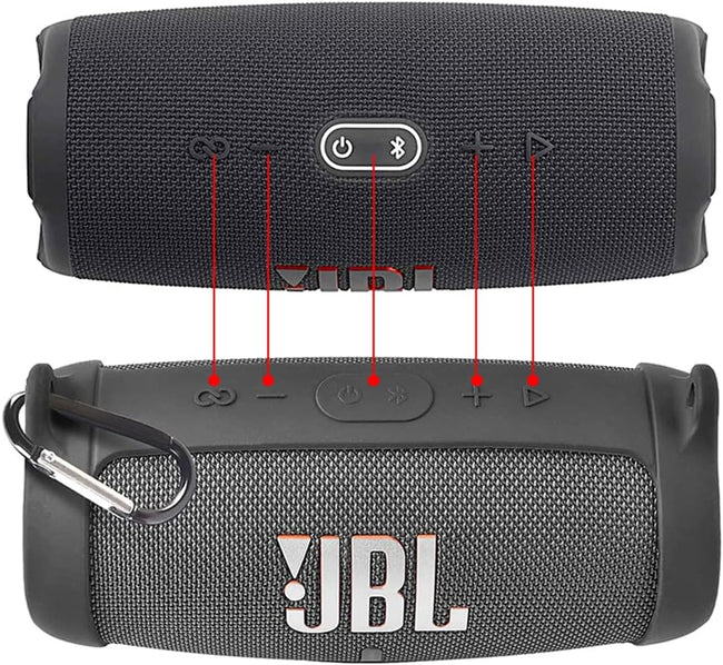 Etui Futerał Pokrowiec Case Silikonowy Na Głośnik JBL Charge 5 Czarny
