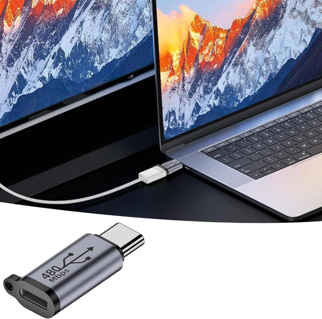 Adapter Kabla Phoneo® Lightning do USB-C - 480Mbps 18W