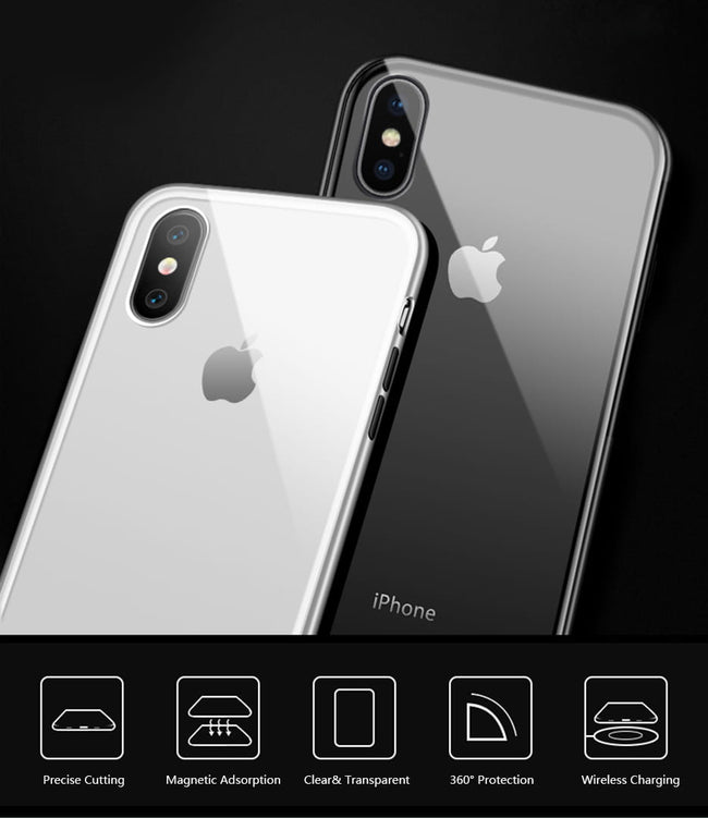 Etui Magnetyczne Aluminiowe - Apple iPhone XS Max Srebrny