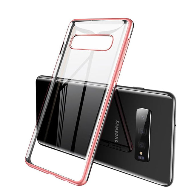 Etui Silikonowe Luxury Plated - Samsung Galaxy Note 10 - Czerwony
