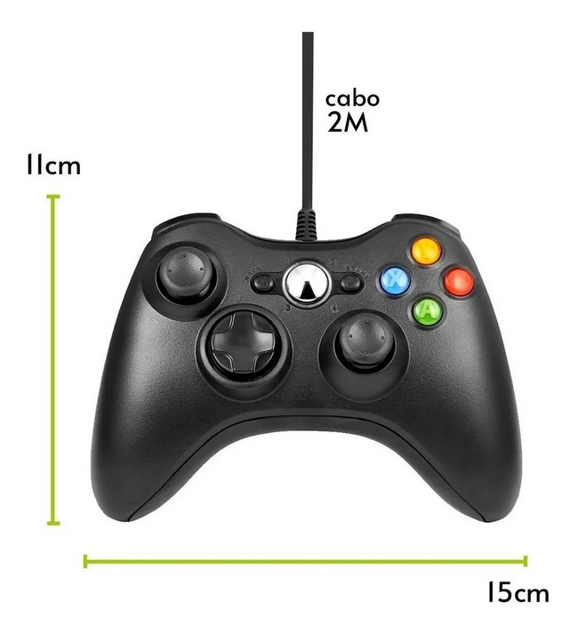 Kontroler Gamepad USB do Konsoli Xbox 360 Slim, PC