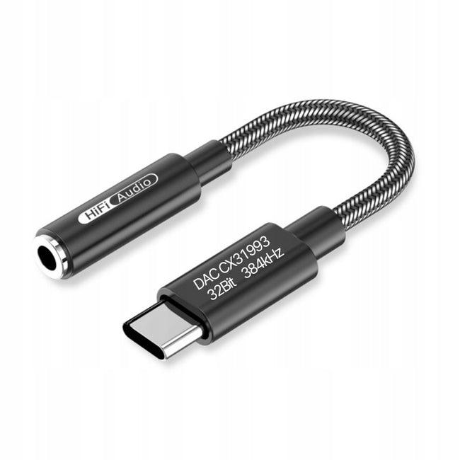 Wzmacniacz Sygnału Audio BETUNE DAC na USB-C 16-BIT 48 kHz - CX31993 - Czarny