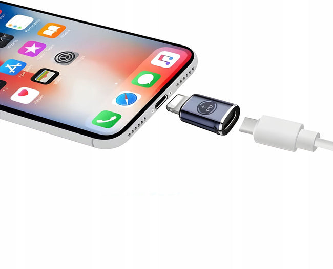 Adapter Phoneo® Kątowy z USB-C do Lightning 27W PD1
