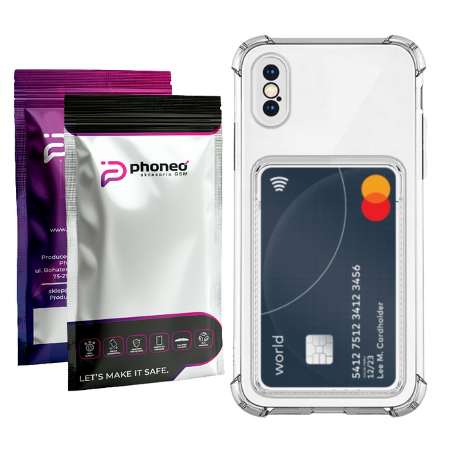 Etui Phoneo Kieszeń na Kartę - iPhone XS MAX
