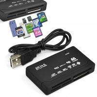 Czytnik Kart SD, SDHC, SDXC, Micro, MS, CF, XD, MMC na USB 2.0 - All In One