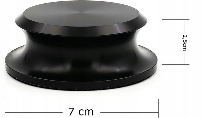 Stabilizator Płyty Winylowej / Docisk Gramofonowy - v2 - Czarny