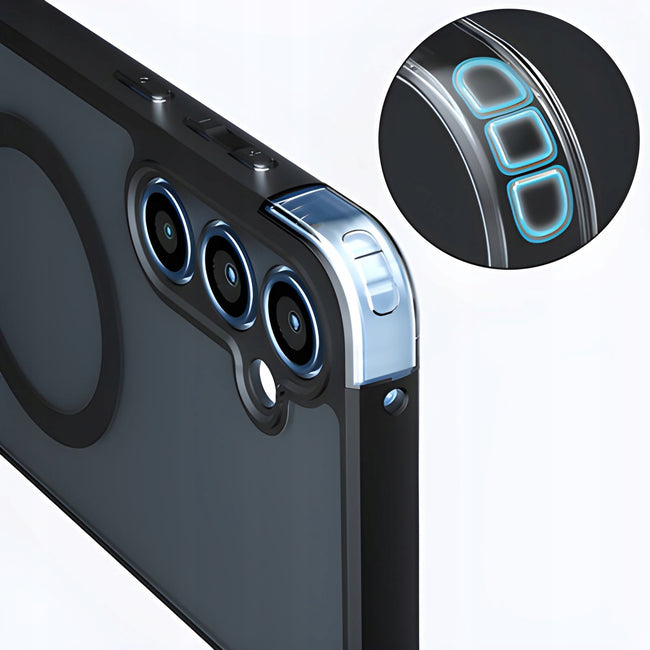 Etui Candy Matte do MagSafe do Samsung Galaxy A25 - Czarne