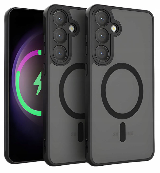 Etui Candy Matte do MagSafe do Samsung Galaxy A25 - Czarne