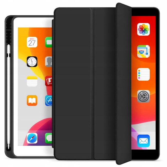 Etui z Miejscem na Rysik - Apple iPad Pro 2018-2022 12.9" - Czarne