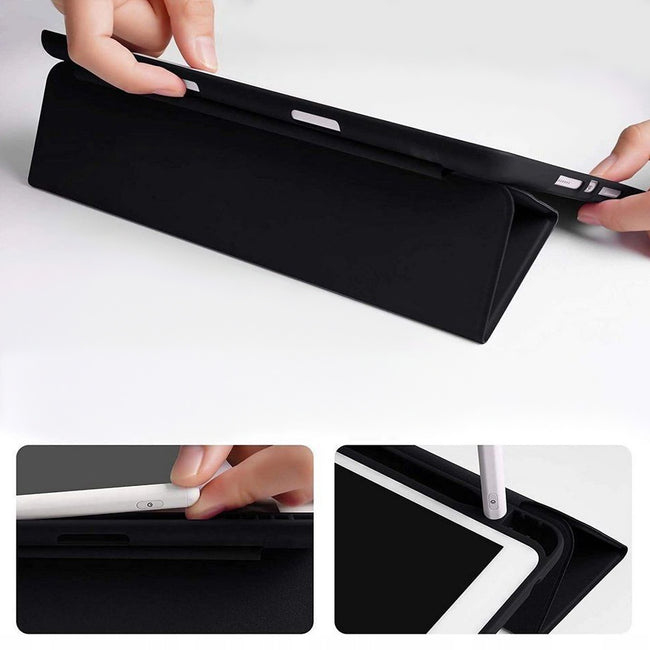 Etui z Miejscem na Rysik - Apple iPad Pro 2018-2022 12.9" - Czarne