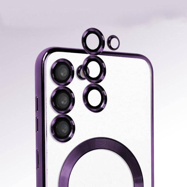 Etui Magsafe Cam Case - Samsung Galaxy S23+ - Fioletowe