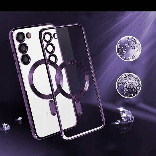Etui Magsafe Cam Case - Samsung Galaxy S23+ - Fioletowe