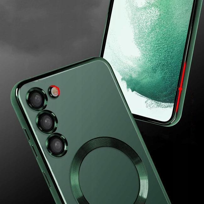 Etui Magsafe Cam Case - Samsung Galaxy S23+ - Niebieskie