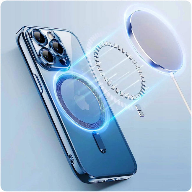 Etui Silikonowe do Magsafe - Niebieskie - iPhone 15