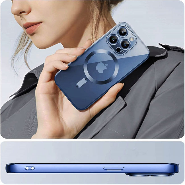 Etui Silikonowe do Magsafe - Niebieskie - iPhone 15