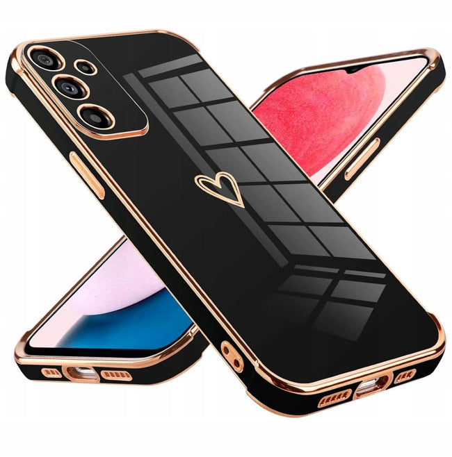 Etui Phoneo Serce Pancerne - Samsung Galaxy S23 - Czarne