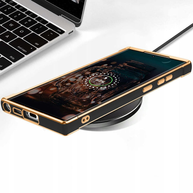 Etui Phoneo Serce Pancerne - Samsung Galaxy S23 Ultra - Czarne