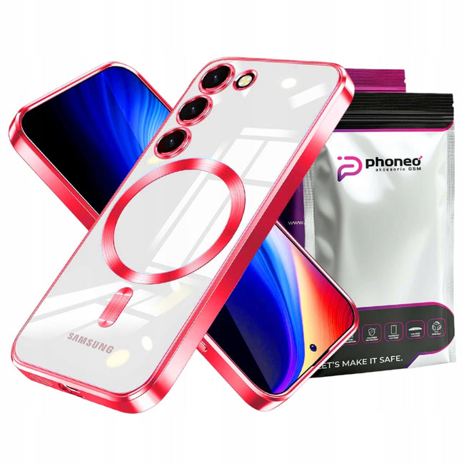 Etui Phoneo Cam Case do MagSafe - Samsung Galaxy S25 - Czerwone