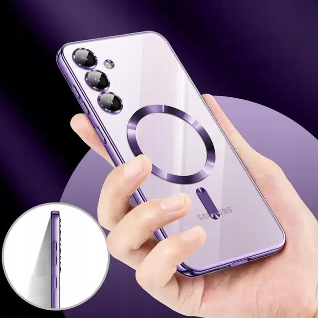 Etui Phoneo Cam Case do MagSafe - Samsung Galaxy S25 - Fioletowe