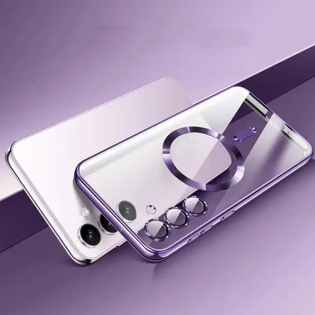 Etui Phoneo Cam Case do MagSafe - Samsung Galaxy S25 - Fioletowe