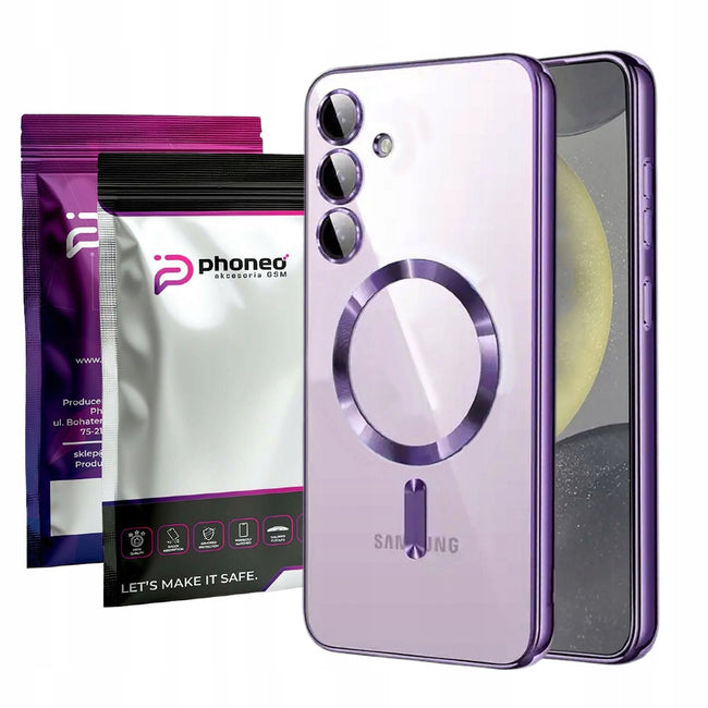 Etui Phoneo Cam Case do MagSafe - Samsung Galaxy S25 - Fioletowe