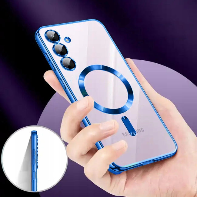 Etui Phoneo Cam Case do MagSafe - Samsung Galaxy S25 - Niebieskie