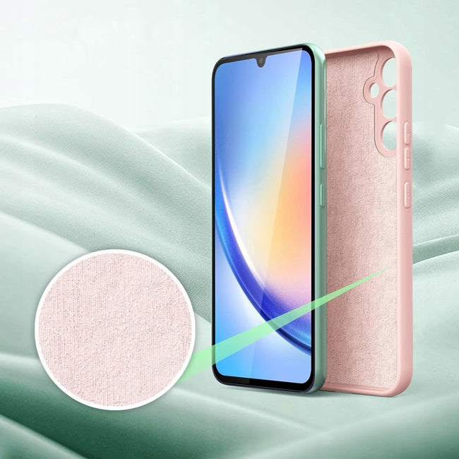 Etui Phoneo Liquid Case - Samsung Galaxy S25 - Różowe