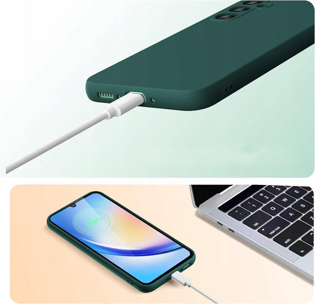 Etui Phoneo Liquid Case - Samsung Galaxy S25 - Zielone