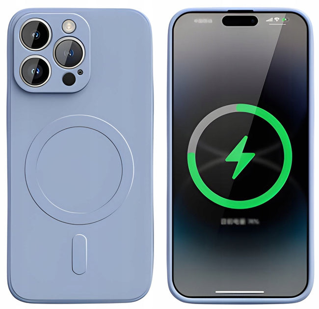 Etui Phoneo Liquid Soft Silicone do MagSafe - iPhone 15 Pro Max - Szare