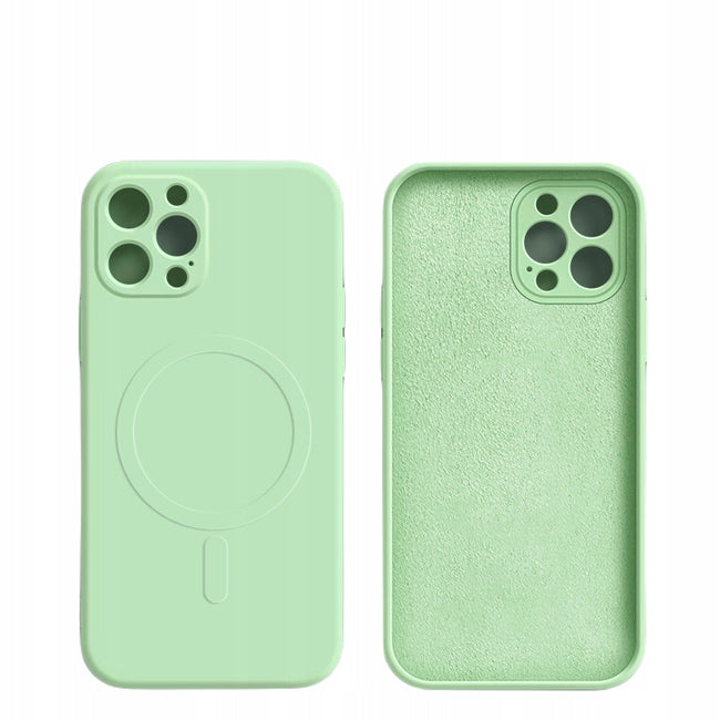 Etui Phoneo Liquid Soft Silicone do MagSafe - iPhone 15 Pro Max - Zielony