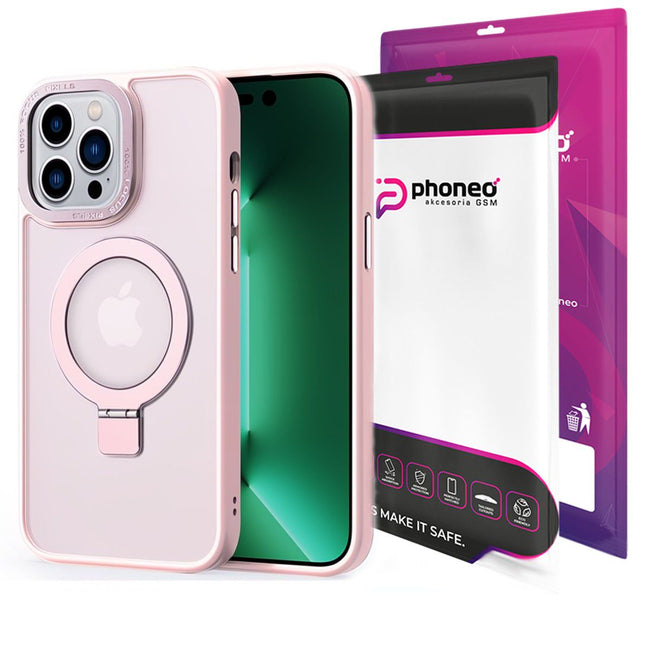 Etui Phoneo® Magcore Shield Case - iPhone 15 Pro Max - Różowe
