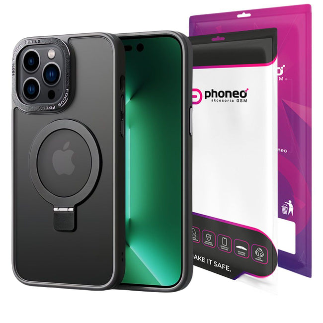 Etui Phoneo® Magcore Shield Case - iPhone 15 Pro Max - Czarne