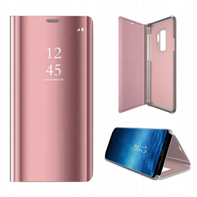 Etui Clear View do Samsung Galaxy A56 - Różowe