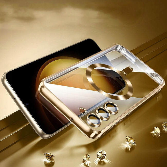Etui Magsafe Cam Case - Samsung Galaxy S23 - Srebrne