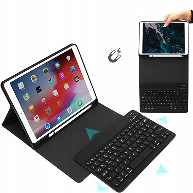 Etui z Klawiaturą Bluetooth - Apple iPad Air 13'' 2024 - Czarne